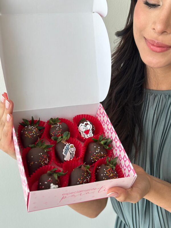 Box fresas con chocolate